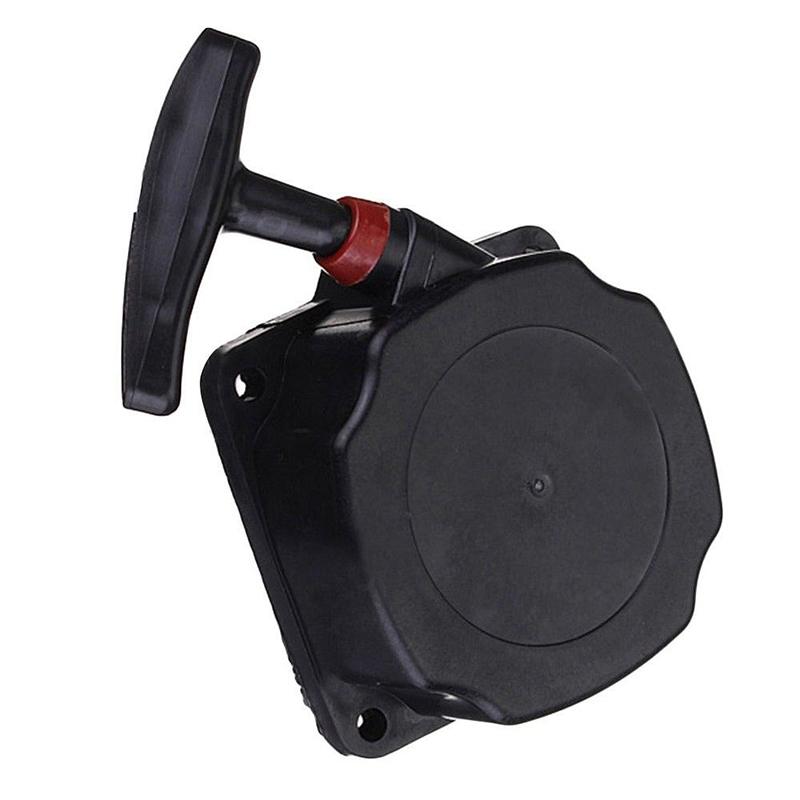 Teile Rückstoß Anreißstarter Zubehör Einfach zu installieren Für Freischneider 80mm Baugruppe Schwarz Rasenmäher