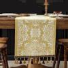 with Tassel Ethnic Style Table Runner Cotton Tablecloth Table Flag Table Cover  Table Decor