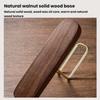 Walnut Wood Coffee Filter Paper Holder Household Filter Paper Box Solid Wood Storage Stand