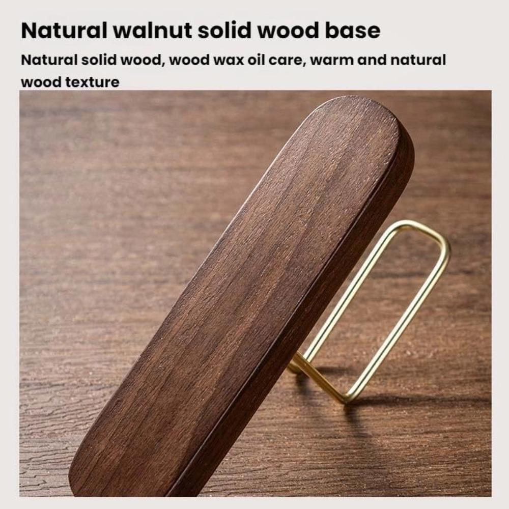 Walnut Wood Coffee Filter Paper Holder Household Filter Paper Box Solid Wood Storage Stand