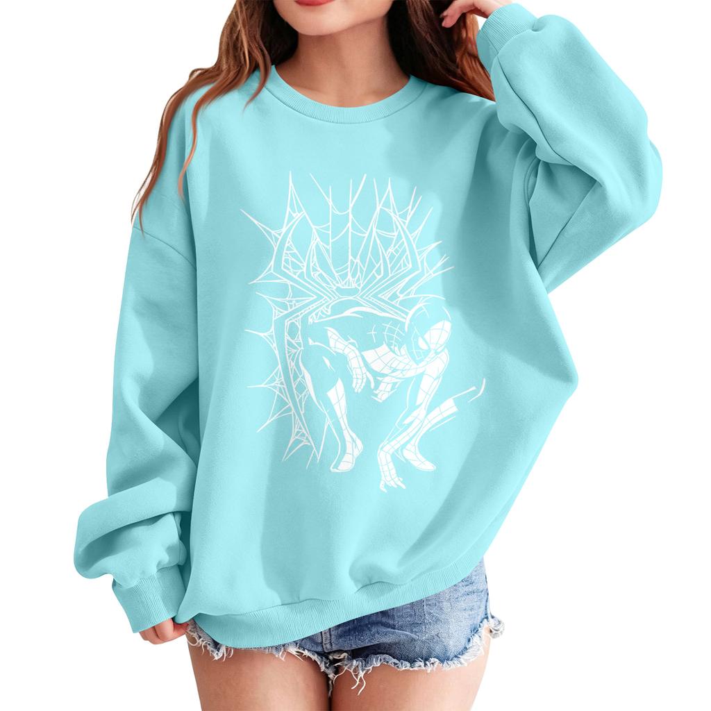 Felpa Pullover Casual con Stampa di Lettere per Bambini e Bambine da Indossare Tutti i Giorni