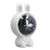 Lampe Projecteur d'Étoiles Forme Lapin Projecteur de Lumière Douce Veilleuse pour Maison Chambre Salon 5V