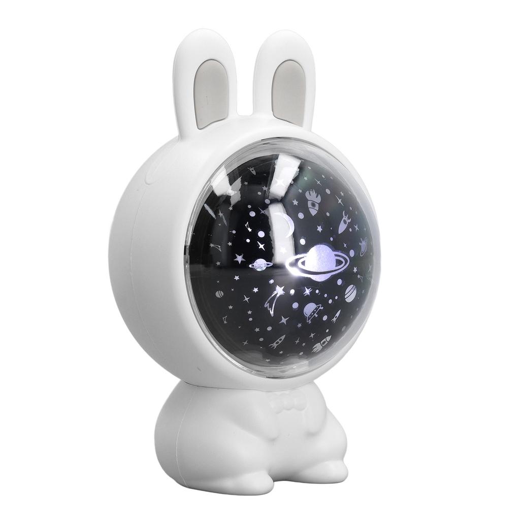 Star Projector Light Rabbit Shape Soft Light Projector Night Light for Home Bedroom Living Room 5V