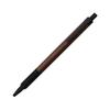 EverDraw Wood Model Ballpoint Pen, Matte Black, 0.8mm (Walnut) - Low Center of Gravity Design, Fusion of Wood and Brass, Spiral Grip, Schmidt