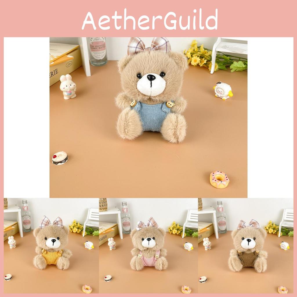 Bear Teddy Bow Plush Stuffed Toy Animal Doll Keychain Backpack Gifts Pendant
