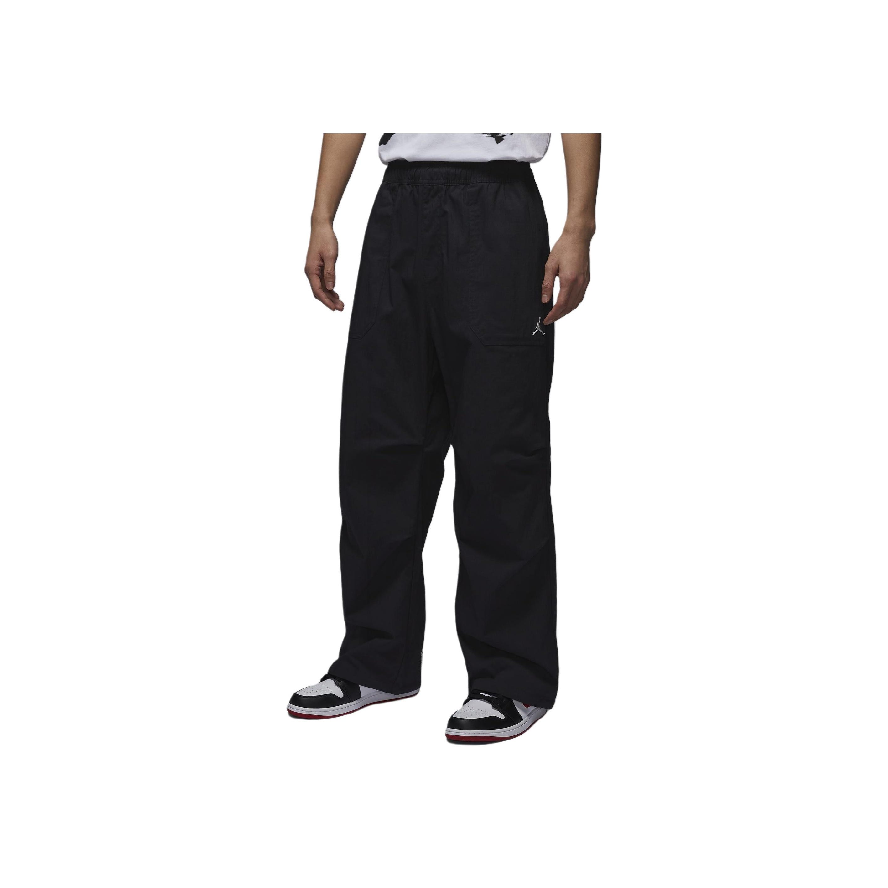 

Jordan MVP Loose Durable Lace-Up Sports Pants Men Pants Black Sail-White HQ8136-010 2XL