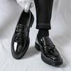 Men Business Fringed Shoes American Casual Comfortable Thick-soled Durable Fashionable Leather Shoes Travel Shoes Size 38-46