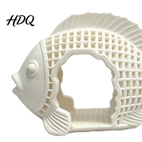 Aquarium Safe Cave 3D Printed Hollow Fish Shape Hideout Decor Breeding Tank Shelter Cave Betta Shrimp Ornament Decor for Landscape Snails