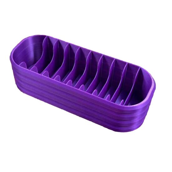 Коробка для хранения алмазных пакетиков Держатель для аксессуаров для алмазной живописи с 10 отделениями Органайзер для расходных материалов для рукоделия для алмазных пакетиков, ручек и инструментов