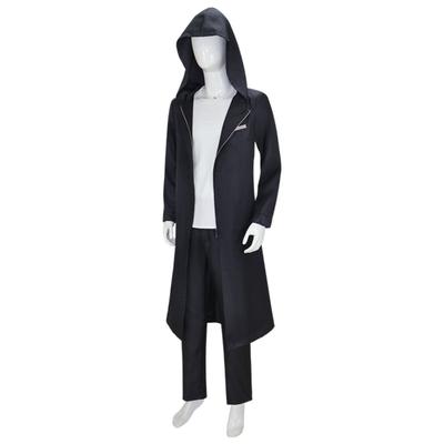 Disfraz de Cosplay Juego de Rol Traje de Tres Piezas Cortavientos con Capucha Camiseta de Manga Corta Pantalones