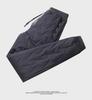 Men's Winter Thick Lambskin Plush Pants - Loose Straight Fit, Warm Cotton, Casual Sports Style, Large Sizes Available