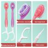 Mini Burst Portable No-Rinse 10-Pc Soft Bristle Travel Toothbrush Set