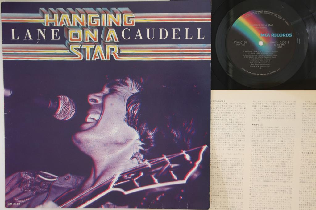 LP Record LANE CAUDELL - Hanging On A Star VIM6184 MCA 1978 Japan Rock Used