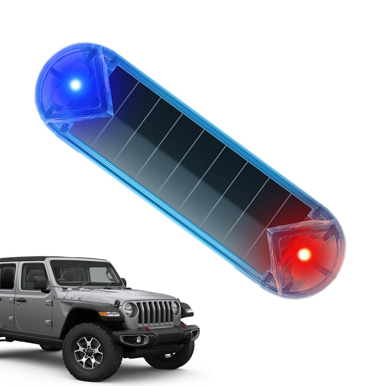 

Mdikawe Car Security Anti-Theft Light, Anti-Theft LED Light | Solar Powered Simulation Dummy Alarm Please refer to the description синий