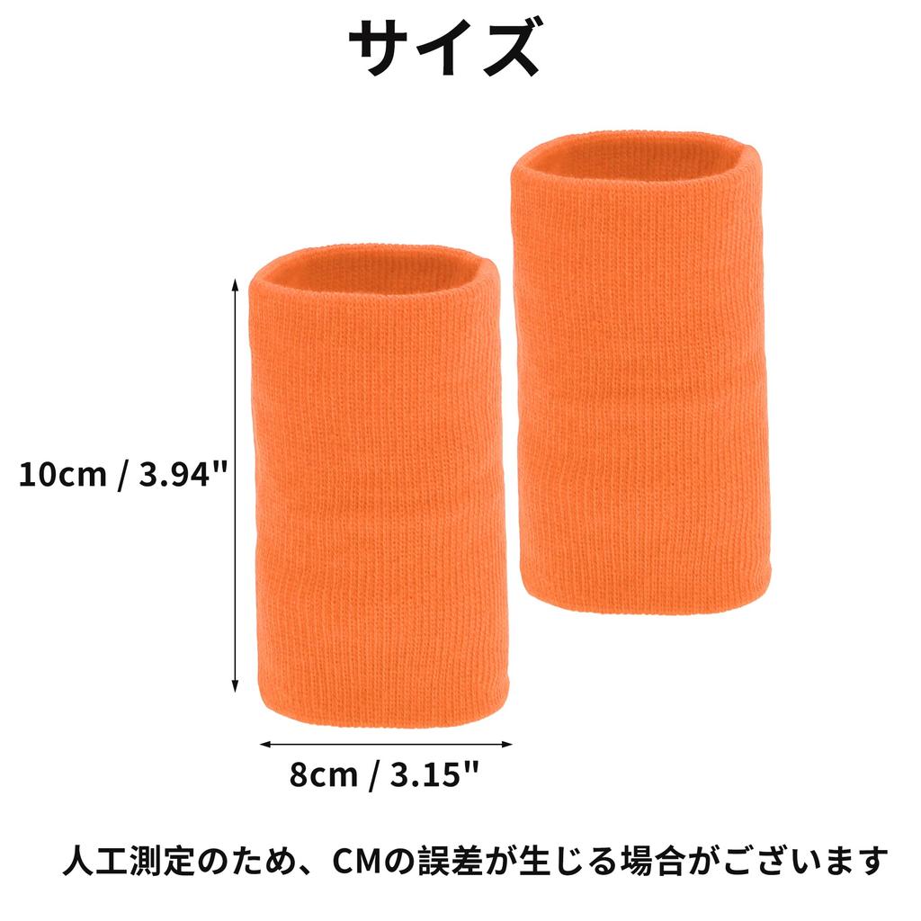 CAPASTEC Wristband Sweat Wipe for Sports, Set of 2, Soft