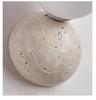 Cream Stone Wall Lamp - Mid-Century Japanese Design for Bedroom & Living Room