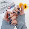 Handmade Student Style Wearable Nail Tips - Fresh, Cute, Detachable, Short Oval Design for 2026