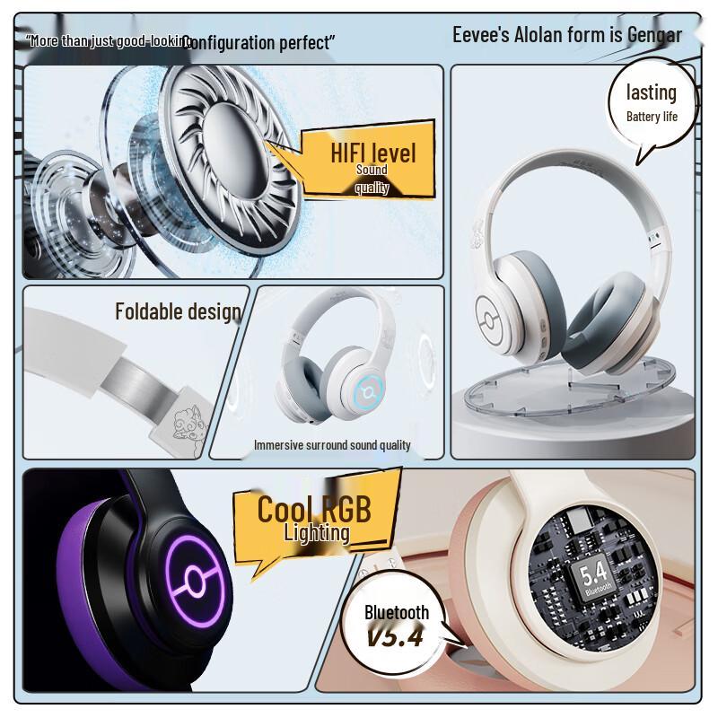 Pokémon PM03 Wireless Bluetooth Headphones