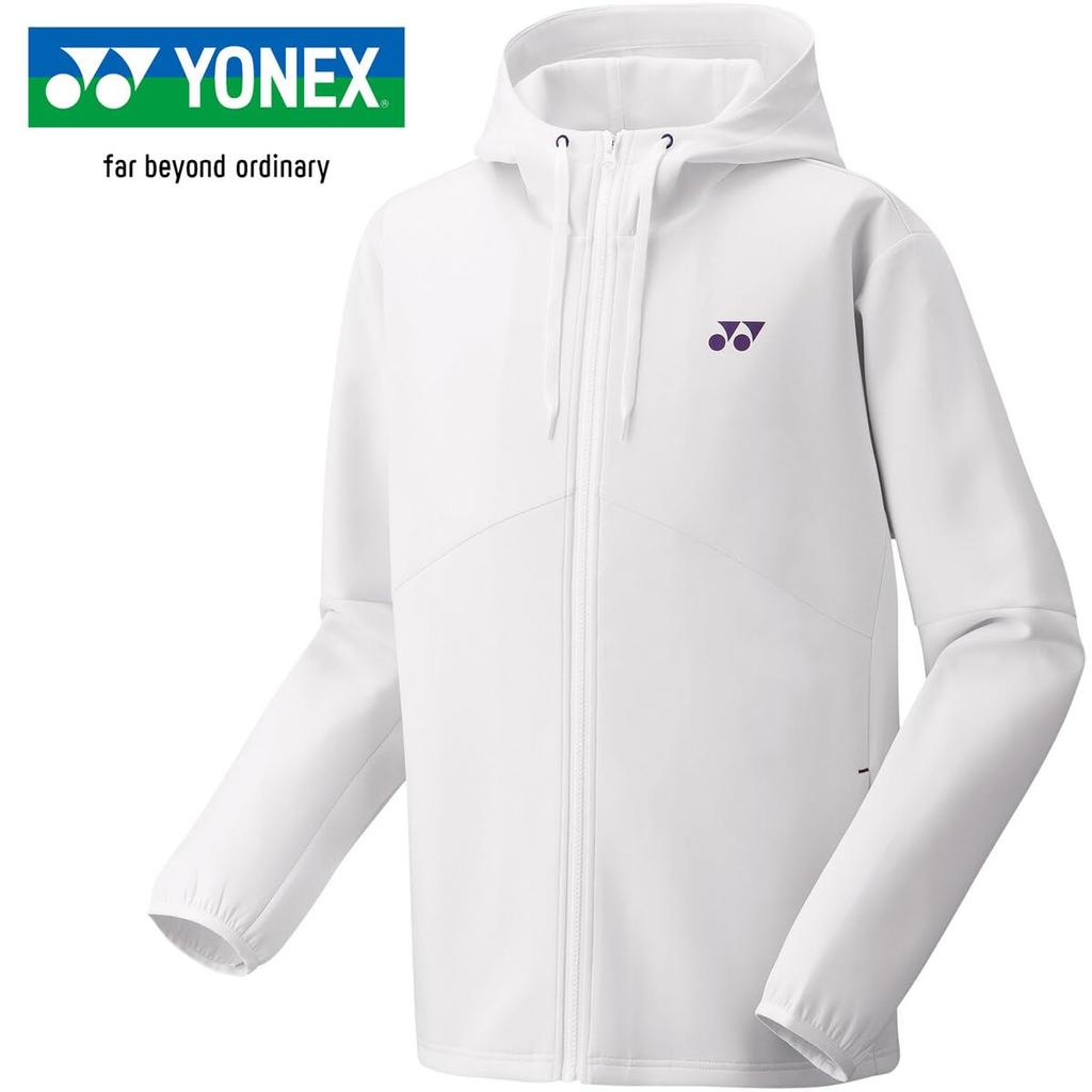 YONEX Sweatshirt Hoodie 50144 White Small (011)