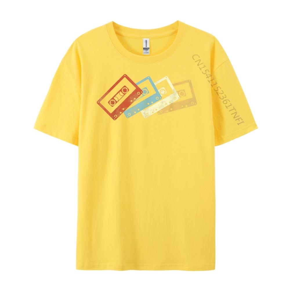 Retro Mixtape Cassette Mens Designer Clothes Mens Gifts Fashion T Shirt Unisex Luxury T-Shirt St Patrick's Day