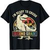 Ready To Crush Second 2nd Grade Dinosaur Back To School Boys T-Shirt