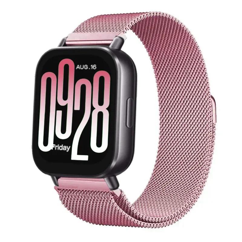 Cinturino a Maglia Milanese da 22 mm per Redmi Watch 5 Active/Redmi Watch 5 Lite Braccialetto in Metallo per Huawei Watch GT5 4/Pro 46mm Cinturino Correa