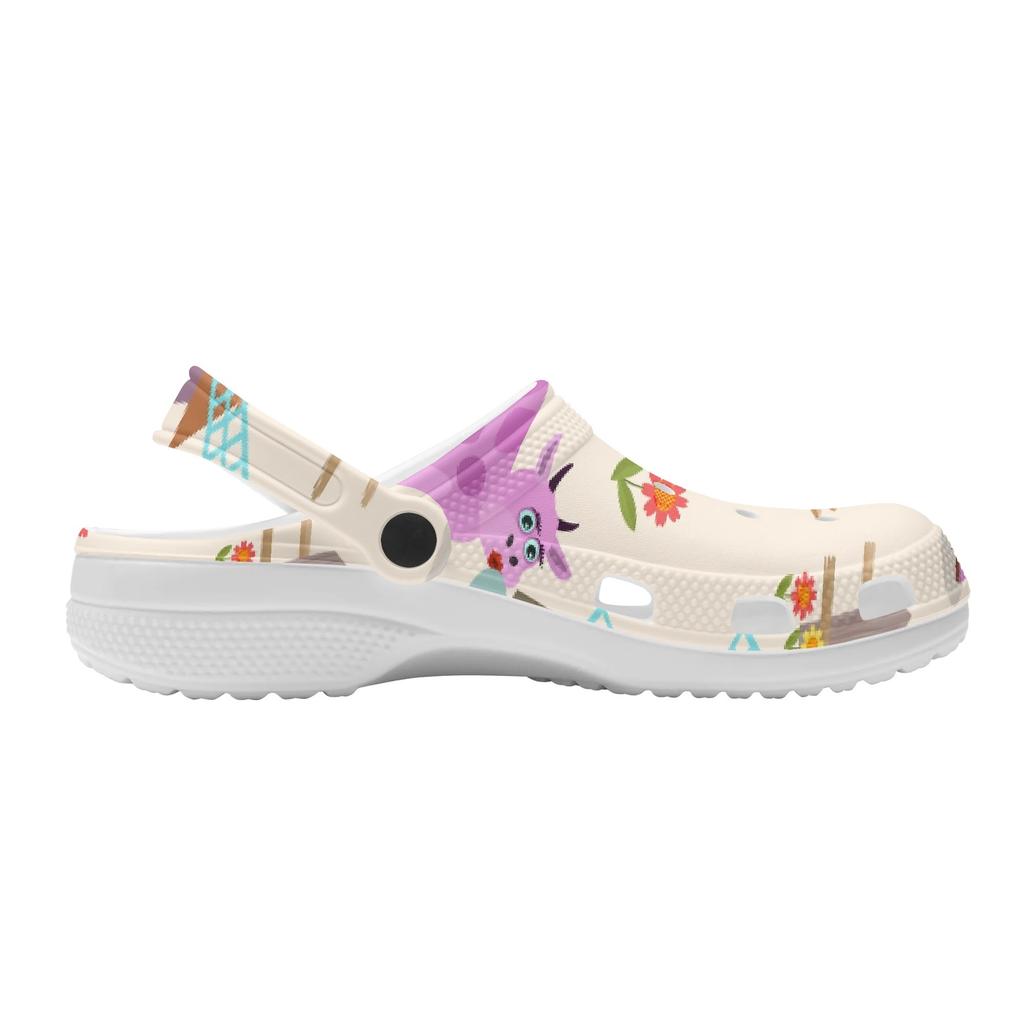 Trendy Printed EVA Casual Clogs Men Women Comfortable Breathable Slip On Soft Footwear Lightweight Summer Sandals Soft Daily Wear