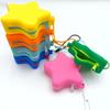 Creative Silicone Coin Purse Portable Zipper Cosmetic Bag Starfish Shape Earphone Bag Women Girls Multifunction Storage Bag