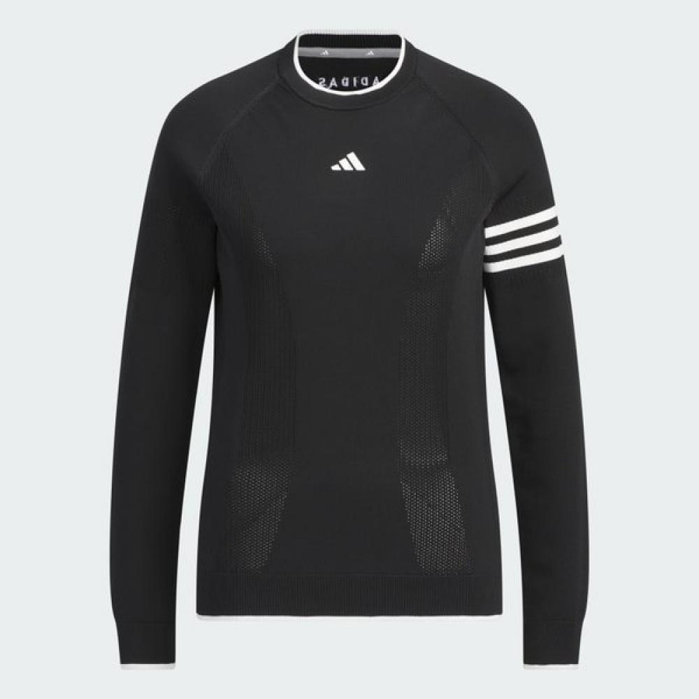 

AdidaS Golf 2024 S S Women Golf 3S Long Sleeve Pullover Sweater Ik9798 IK9798 (black)/XS (80)