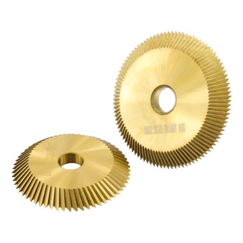 1pcs Key machine saw blade 60/70mm 60/80/100T double-sided HSS key milling cutter multi-function key copying machine cutter