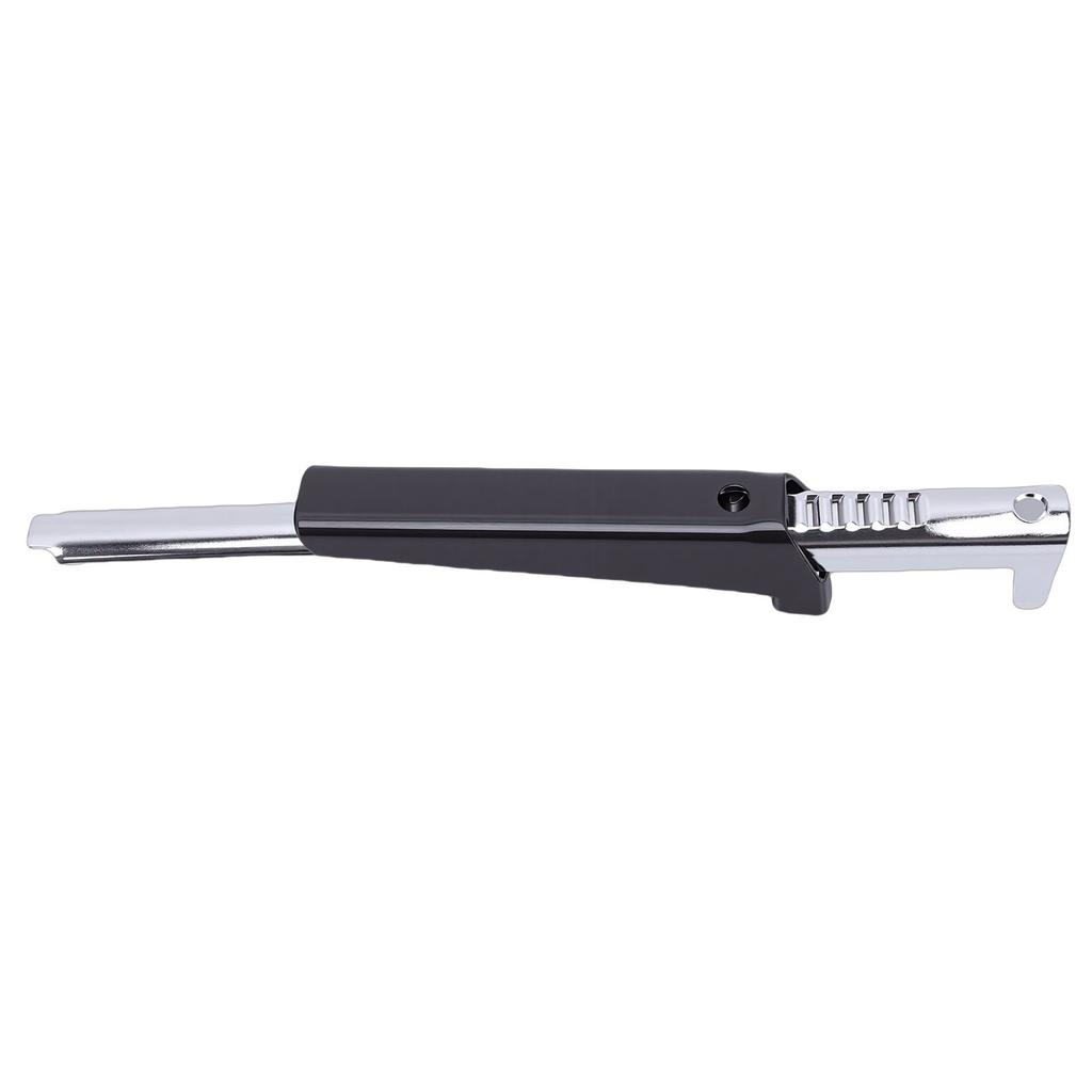 Adjustable Bottle Opener Stainless Steel Multi Purpose Twist Off Glass Jar Lid Can Opener Black