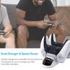 2-in-1 Game Controller Dual Charger Plastic Charging Station LED Charging Dock Replacement for Plastic Controller Charger