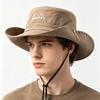 New Cotton Bucket Hat Men and Women Outdoor Visor Travel Hiking Hat Casual Hat
