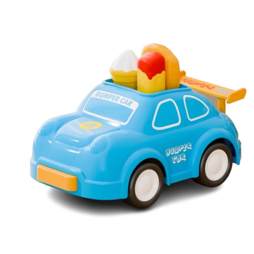 Cartoon Design Pull Back Simulation Car Toy Inertia Power Pull Back Cars Model Christmas Gift