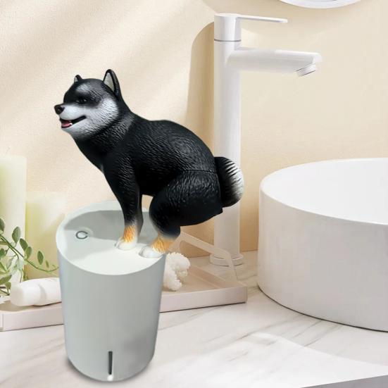 Automatický bezdotykový dávkovač mýdla Design ve tvaru psa Pěnový mycí prostředek na ruce Technologie infračerveného senzoru Mýdlová pumpa