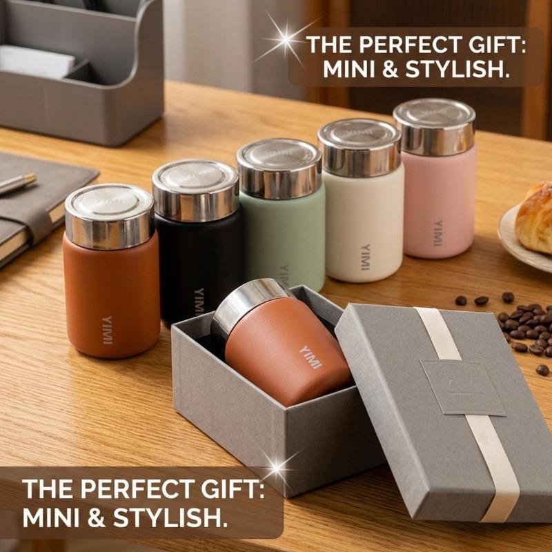230ml Mini Stainless Steel 316 Thermos Mug Fashion Portable Pocket Vacuum Flask Coffee Tea Thermal Water Bottle Tumbler