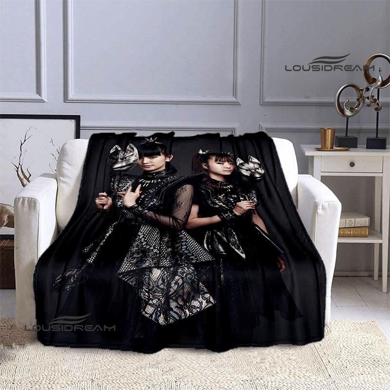 Babymetal kombinovaná deka dětská hřejivá krásná deka flanel měkká a pohodlná domácí cestovní deka dárek k narozeninám