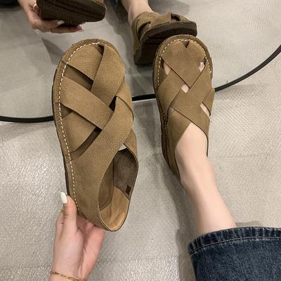 New Women Shoes Sandals Flat Low Heel Sneakers Casual Gladiator Barefoot Loafers Slip-on Summer Spring Comfortable On Promotion