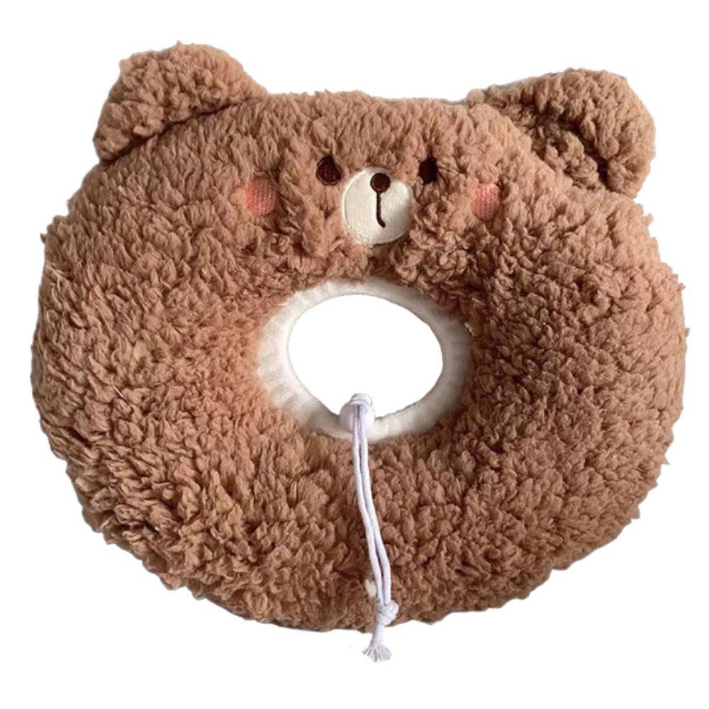Plush Anti-Bite Surgery Wound Collar Cat Recovery Collar Neck Protective Cone Elizabeth Collar