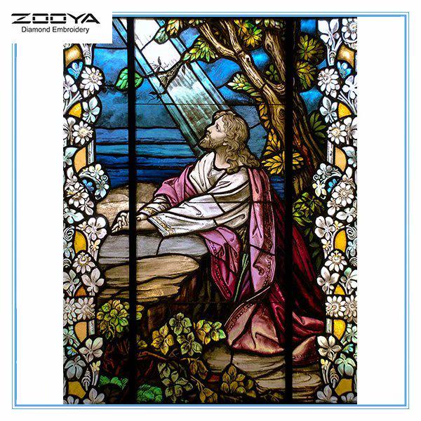 

ZOOYA DIY 3D Алмазная вышивка Иисус Религия Крест ремесло Стежок Домашний декор