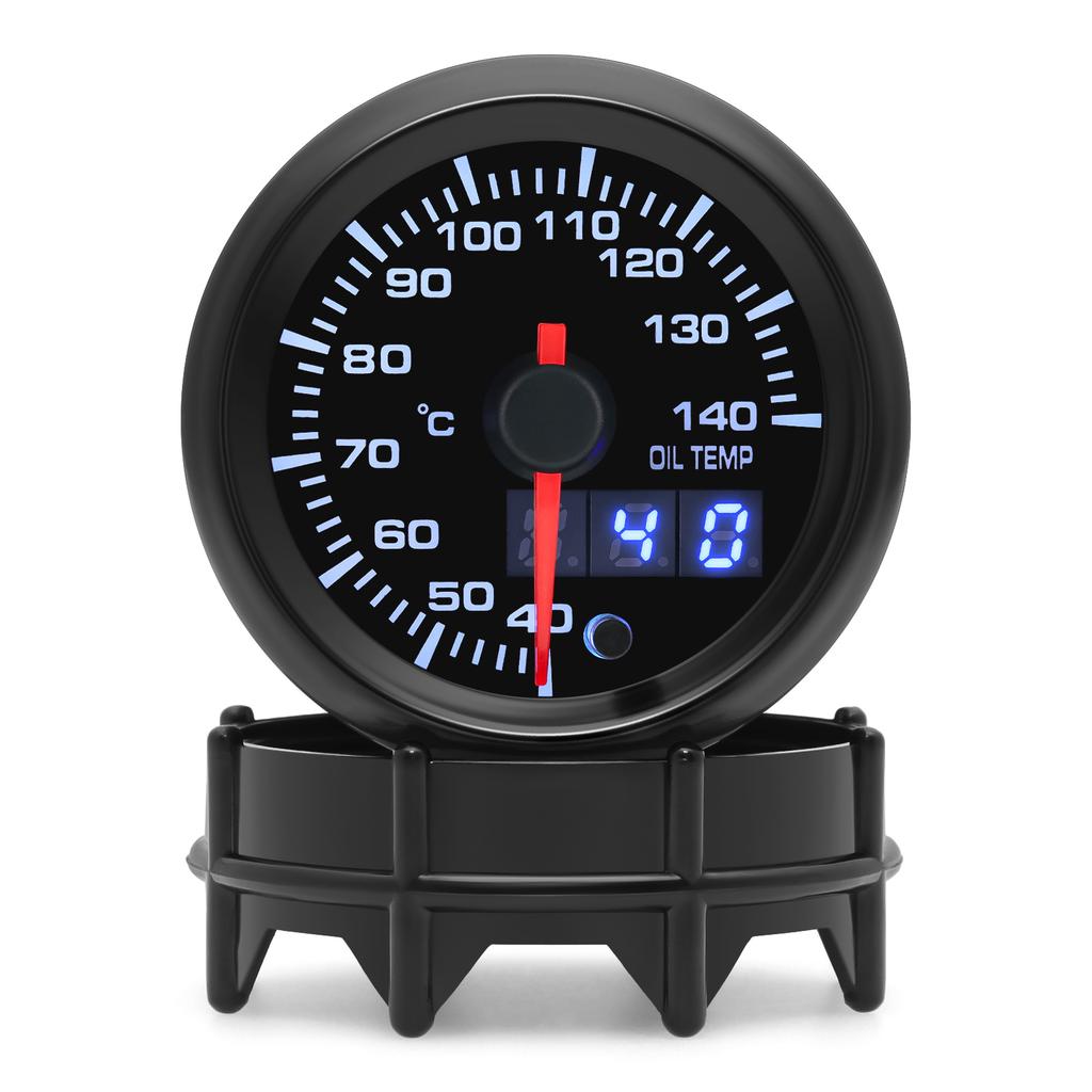 12V 7 Colors LED 2" 52mm Boost/Water Temp/Oil temp/Oil pressure/Voltmeter/Air Fuel ratio/EGT/Tachometer RPM Vaccum For Cars