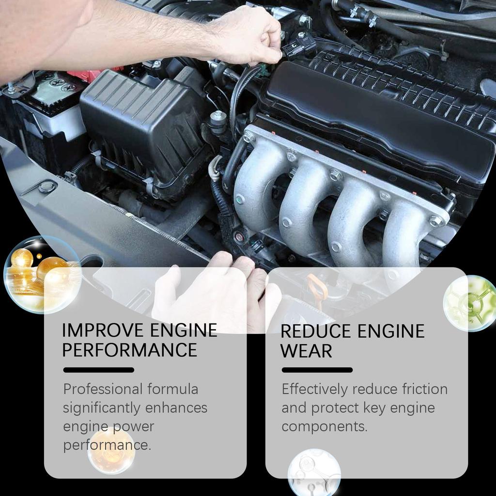 100ml Car Moto Engine Anti-wear Agent Reduce Noise Eliminate Blue Smoke Car Catalytic Converter Cleaners Engine CSV Care