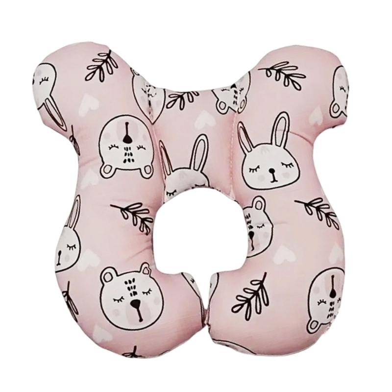 

Ergonomic U Shape Baby Neck Rest Pillow Breathable Headrest Support For Strollers Plane Portable Travel Accessory