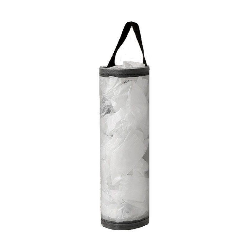Wall-Mounted Household Trash Bag Holder with Large Capacity Storage