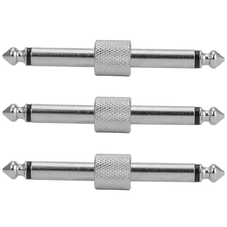 Effects Pedal Coupler Male to Male Adaptor for Guitar Pedalboard, Pack of 3Pcs
