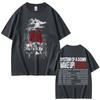 2025 Sommer System of A Down Wake Up Tour T-Shirts Unisex Damen Vintage Rock Oversized 90er Alternative Metal Merch Freizeit T-Shirt