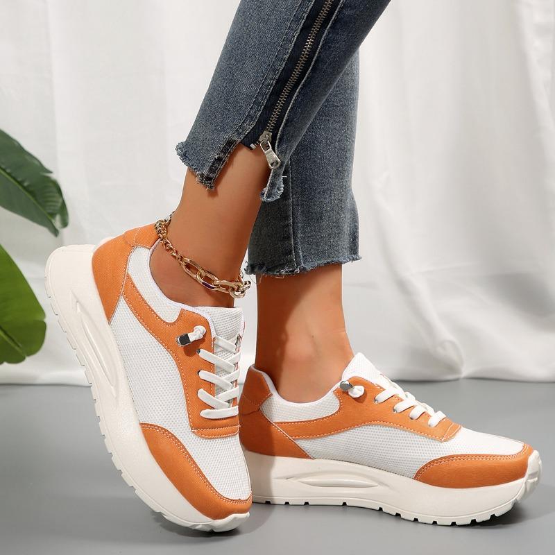 Large Size Single Shoes Women's Autumn New Platform Trend Versatile Dad Shoes Casual Sports Women