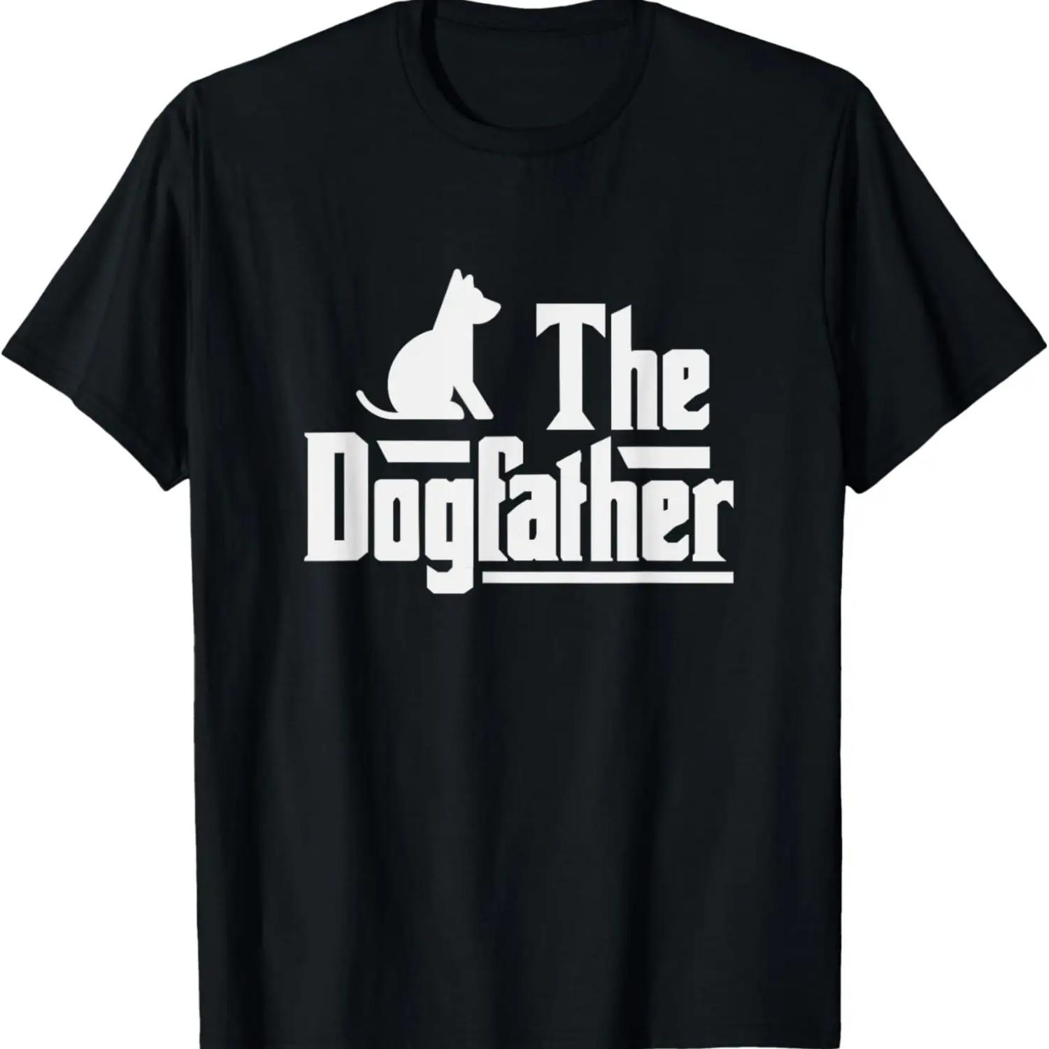 The Dogfather Dad Dog Father Hound T-Shirt S чёрный
