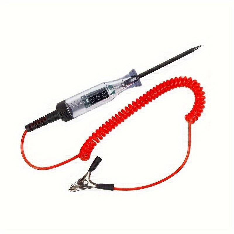 

Test Light Automotive 5-90V Digital LED Circuit Tester with Voltage Display, Bidirectional Voltage Tester, Electric Test Pen