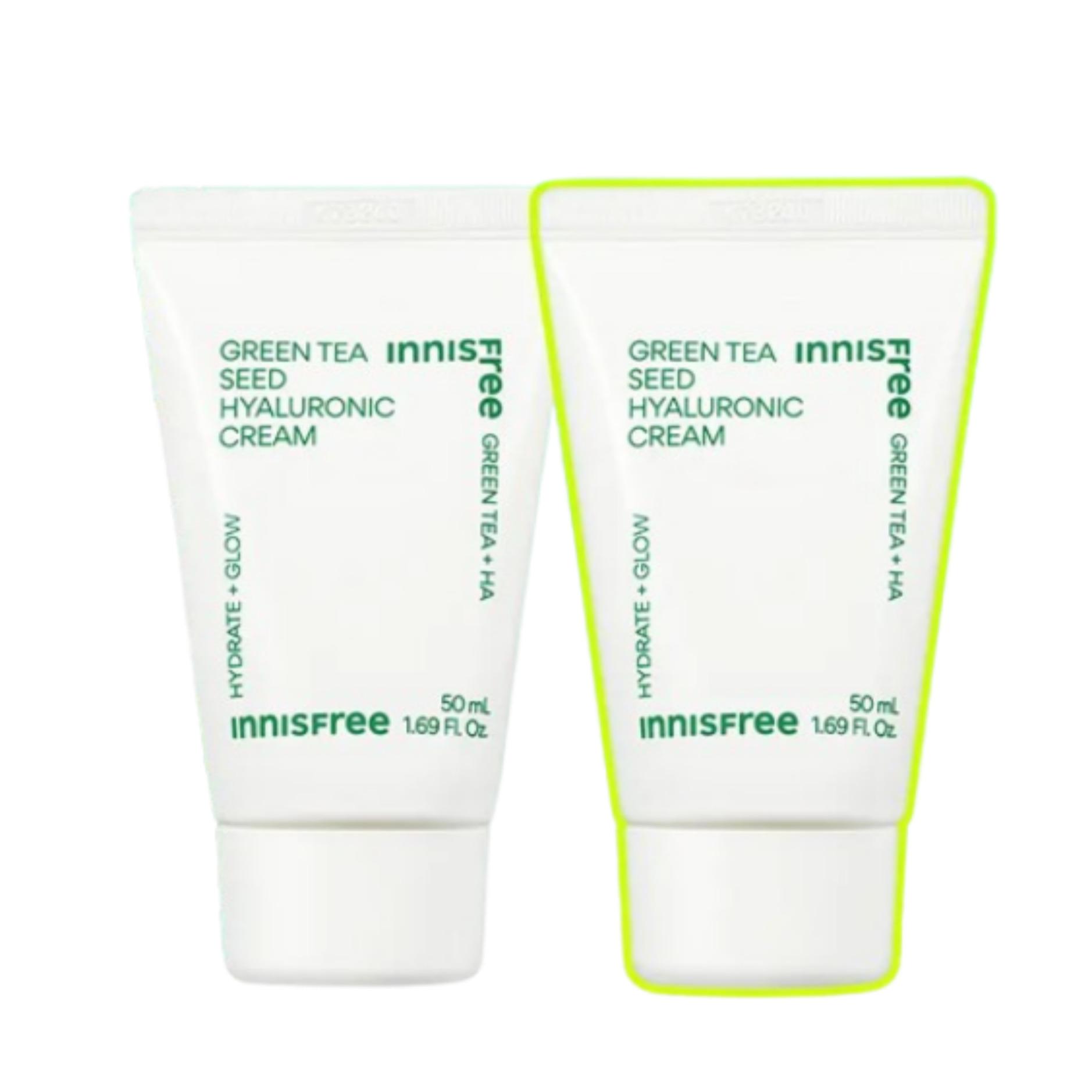 

Innisfree Green Tea Hydrating Cream 50ml Double Set – Deep Moisture & Skin Vitality (1+1 Special Set)
